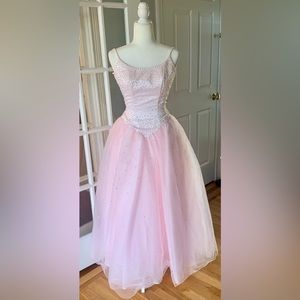 AMAZING Retro Princess Tulle Beaded Long Dress 💕